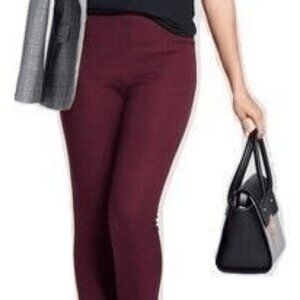 A New Day Women’s Skinny High-Rise Ankle Pants, Burgundy, Size 12